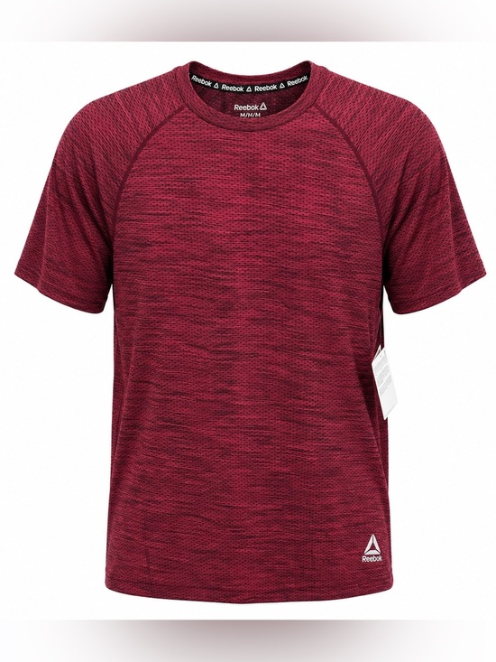 Reebok Other - Reebok Men's Space Dye Performance T-Shirt M Red Heather Quick Dry Activewear
